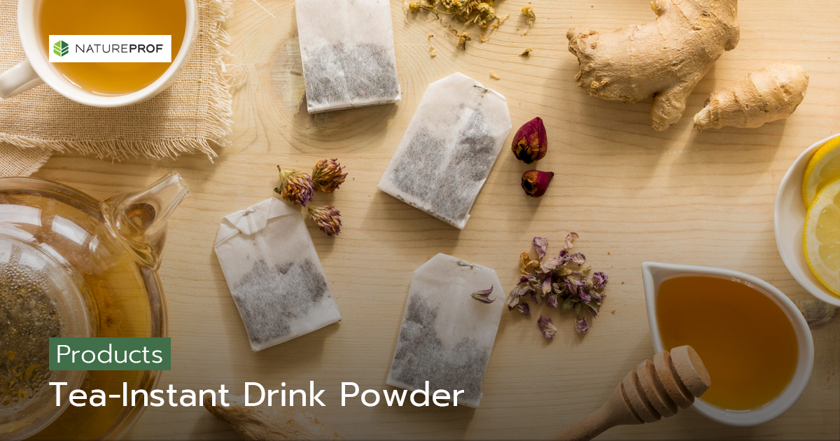Instant Tea Powder Manufacturing Full-Formula, Ready-to-Sell with Natureprof (OEM/ODM Factory)