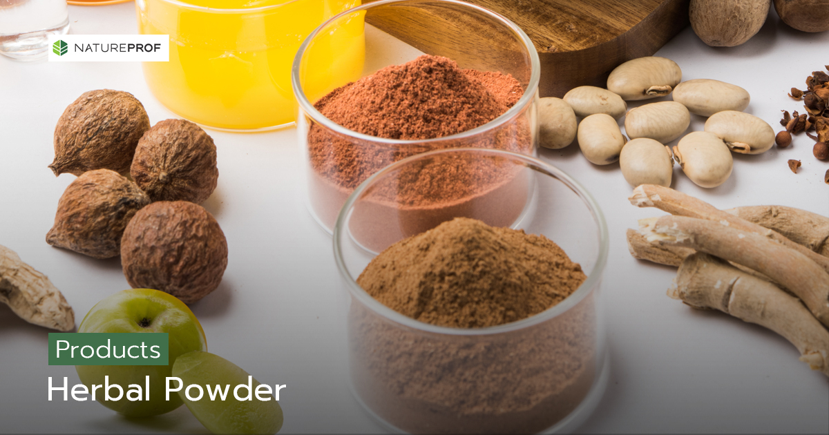 Herbal Powder Manufacturing with Modern Technology at Natureprof (OEM/ODM Factory)